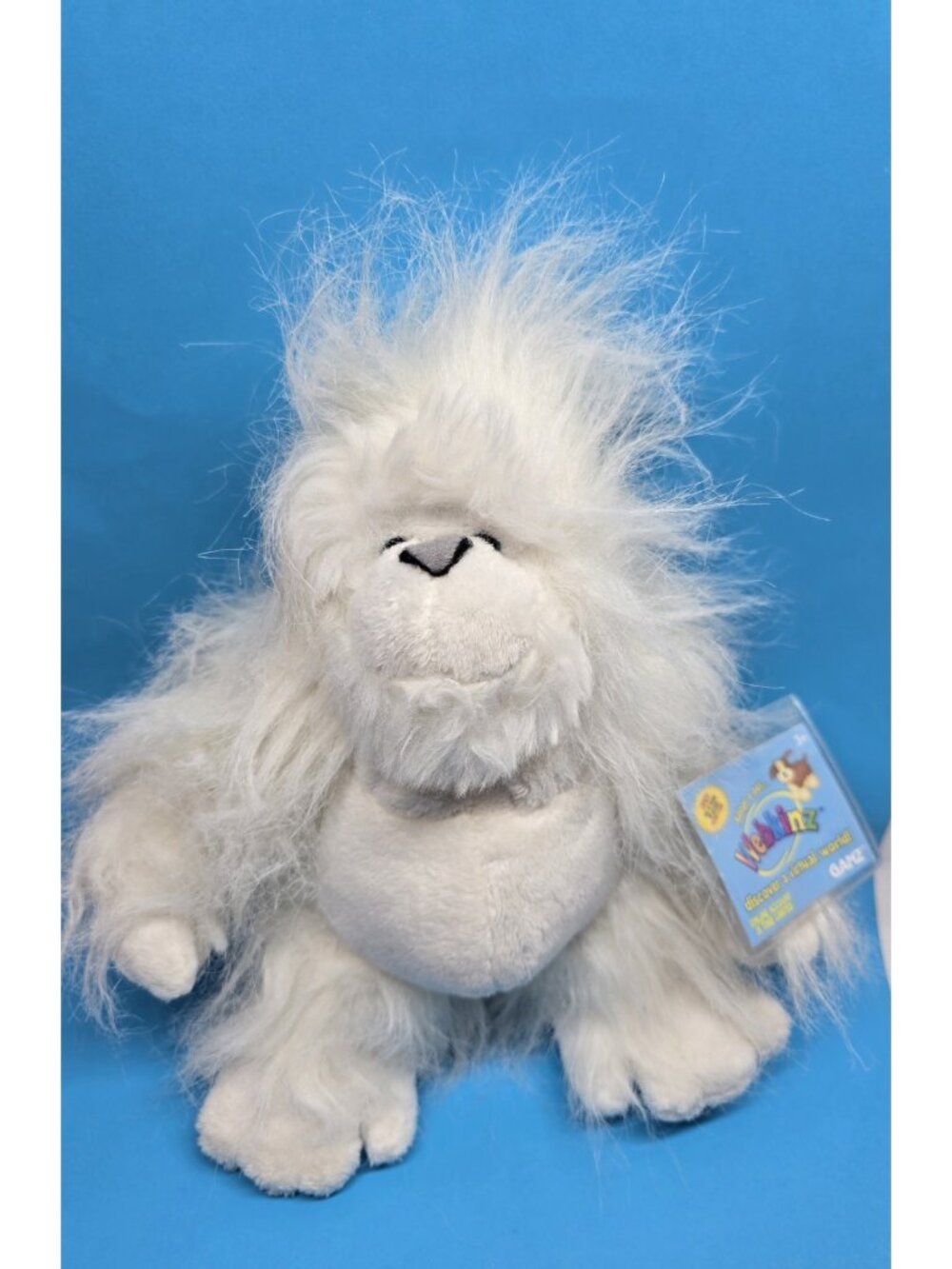 GANZ Webkinz Snow Yeti Plush HM494 With Sealed Code- Retired Stuffed Animal Toy